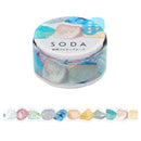 透明マスキングテープ SODA（型抜きタイプ）コウセキ