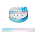 透明マスキングテープ SODA（ラメタイプ）オーロラ