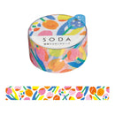 透明マスキングテープ SODA（ラメタイプ）チューリップ