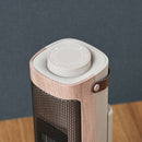 ライフオンプロダクツ タワー型セラミックファンヒーター -Premium WOOD-【LCAWA006】