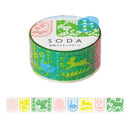 透明マスキングテープ SODA（型抜きタイプ）キリエ
