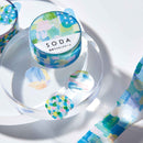 透明マスキングテープ SODA（ラメタイプ）オーロラ